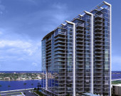 Exterior 3D Render of Condominium Development Florida