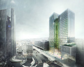 Proposal for rehabilitation of the existing Postgirobygget in Oslo, Norway