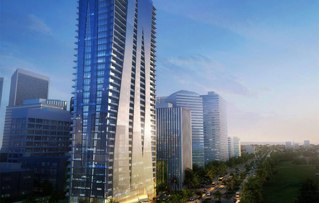 HKS Century City Tower CGI rendering