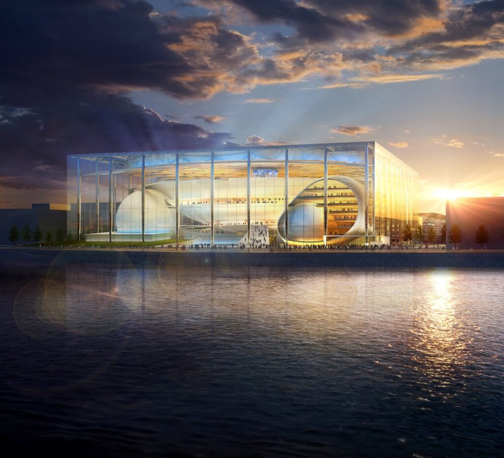 A Arena conceptual digital rendering