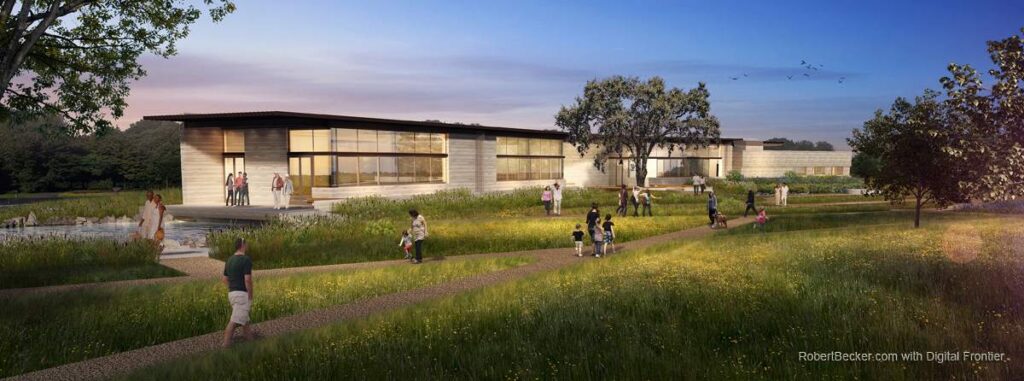 Alameda Creek Watershed Center digital rendering
