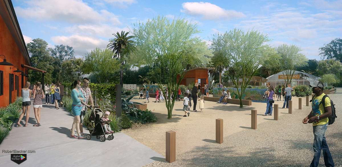Bancroft Gardens Walnut Creek landscape rendering