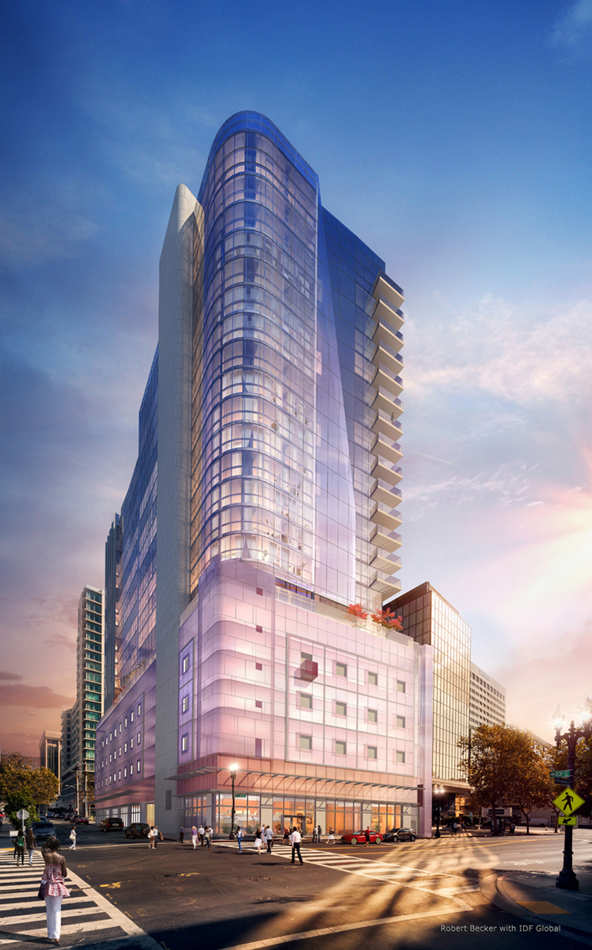 2270 Broadway Oakland mixed use photomontage rendering