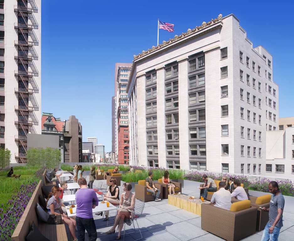 26 Third roof deck rendering