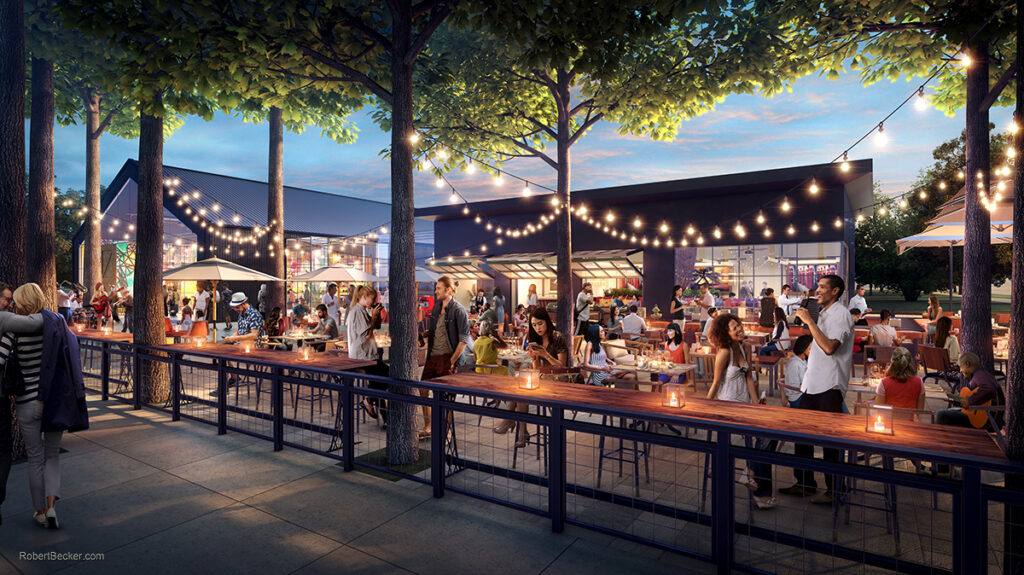 4327 Bienville restaurant rendering