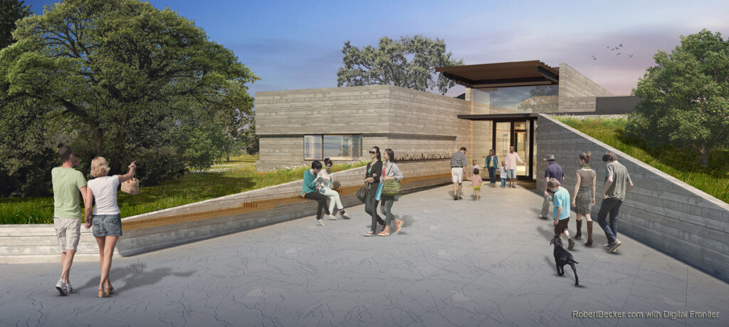 Alameda Creek Watershed Center rendering view 1