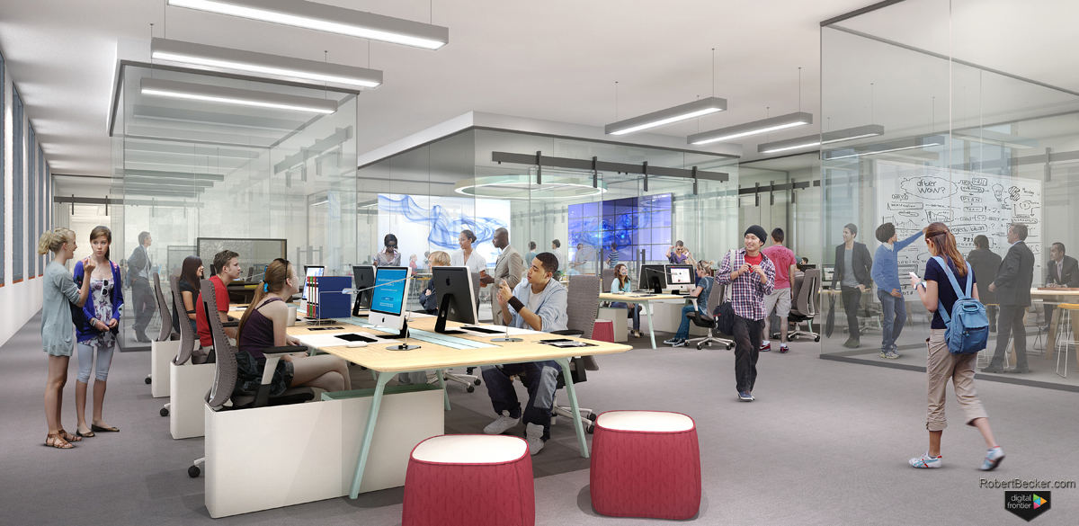 DREB 2nd Floor higher education rendering