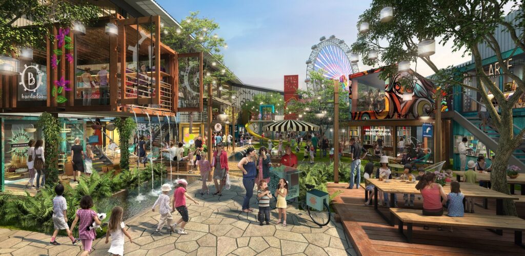 GISCA Outlets Mexico CGI rendering