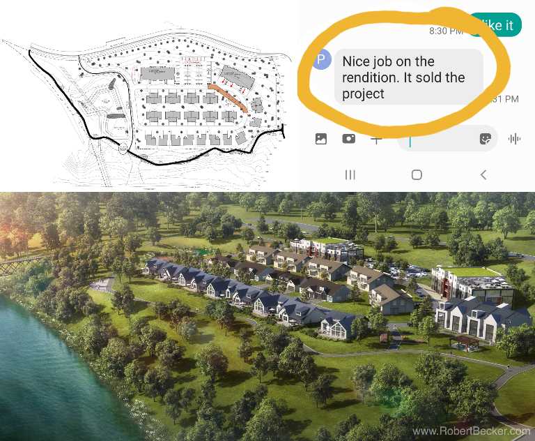 Galloway development master plan rendering