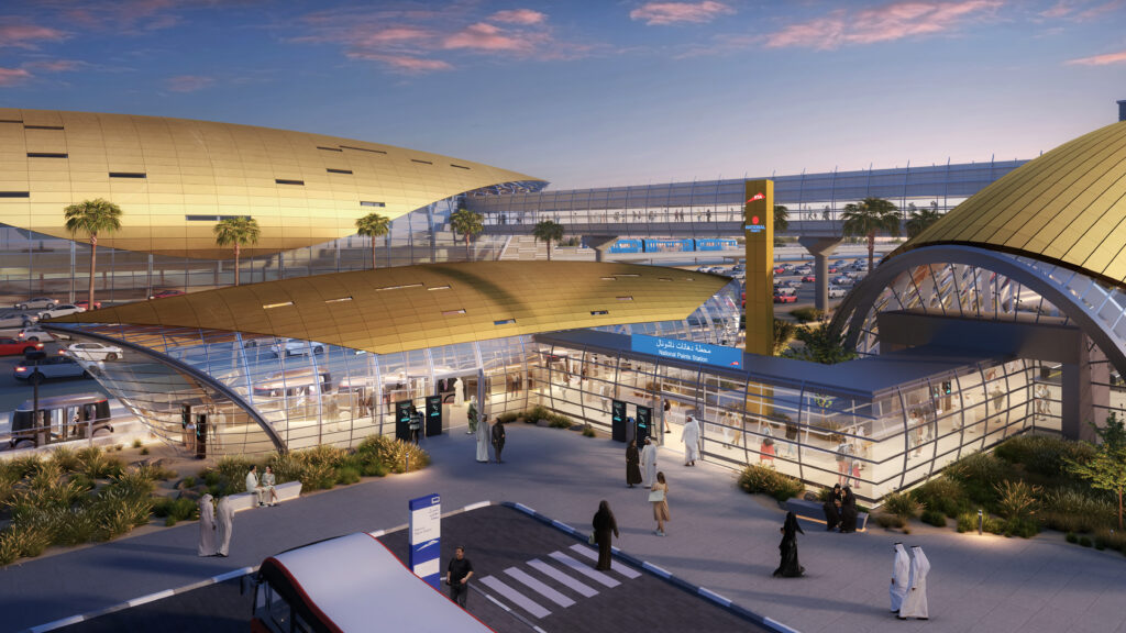 Glydways Bluewater autonomous transit rendering view 2
