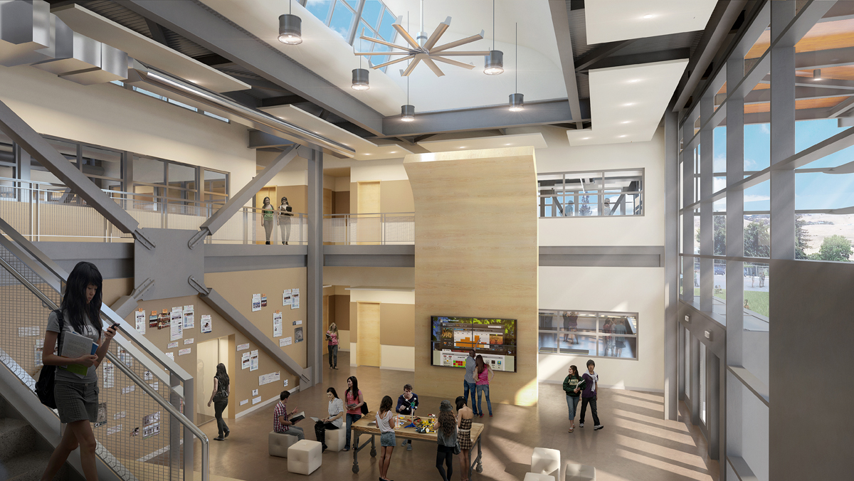 Hayward High School rendering