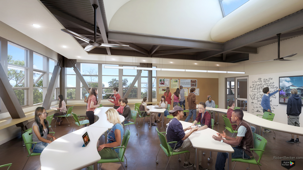 Hayward High School rendering