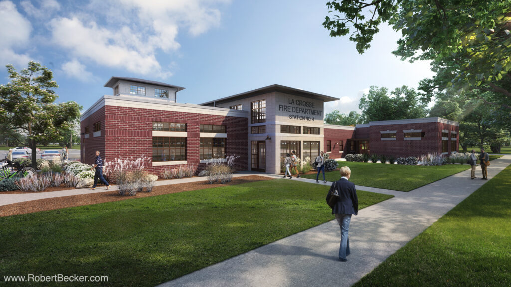 La Crosse civic building rendering