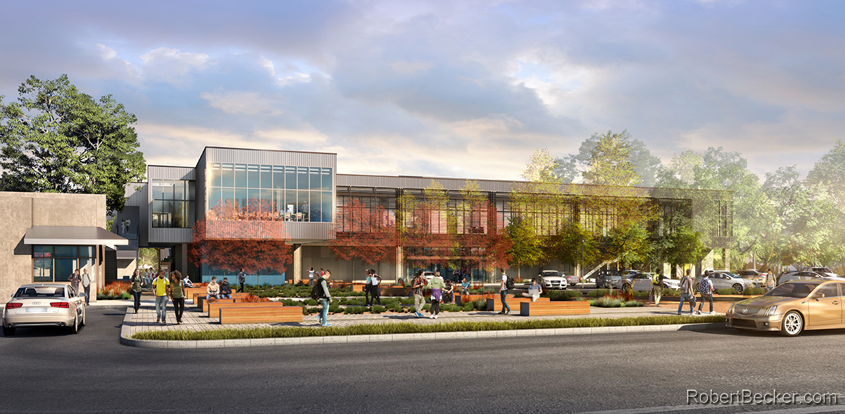 Los Altos High School rendering