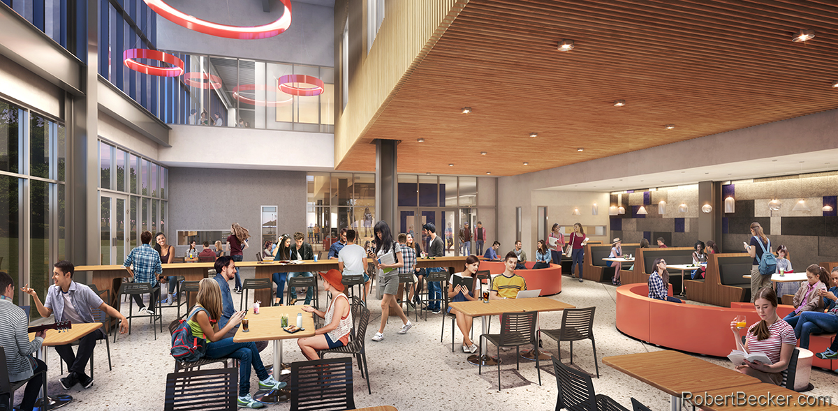 Los Altos High School V4 rendering