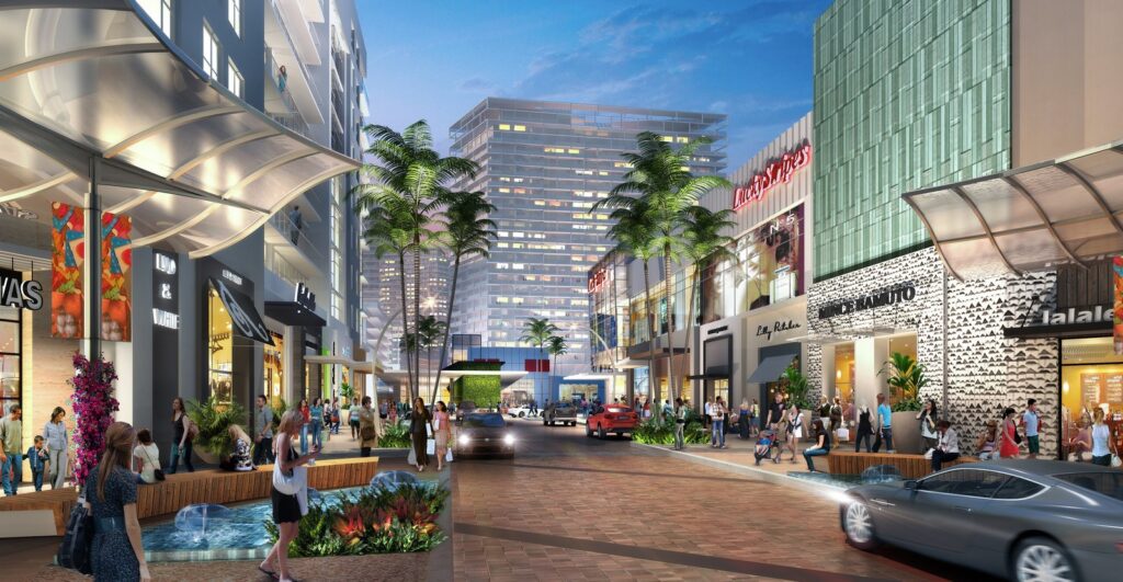 Metropica street view Florida CGI rendering