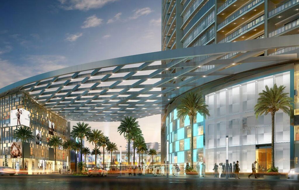 Qatar Century City CGI rendering