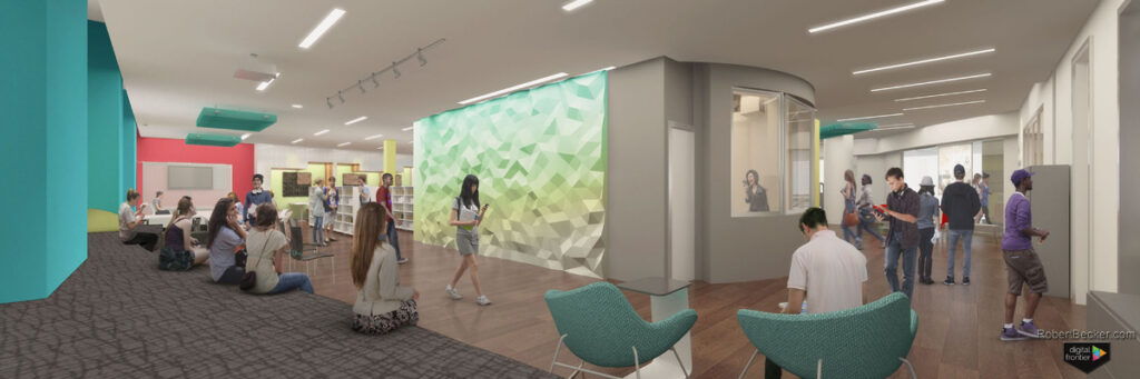 Teen Center civic rendering view 1