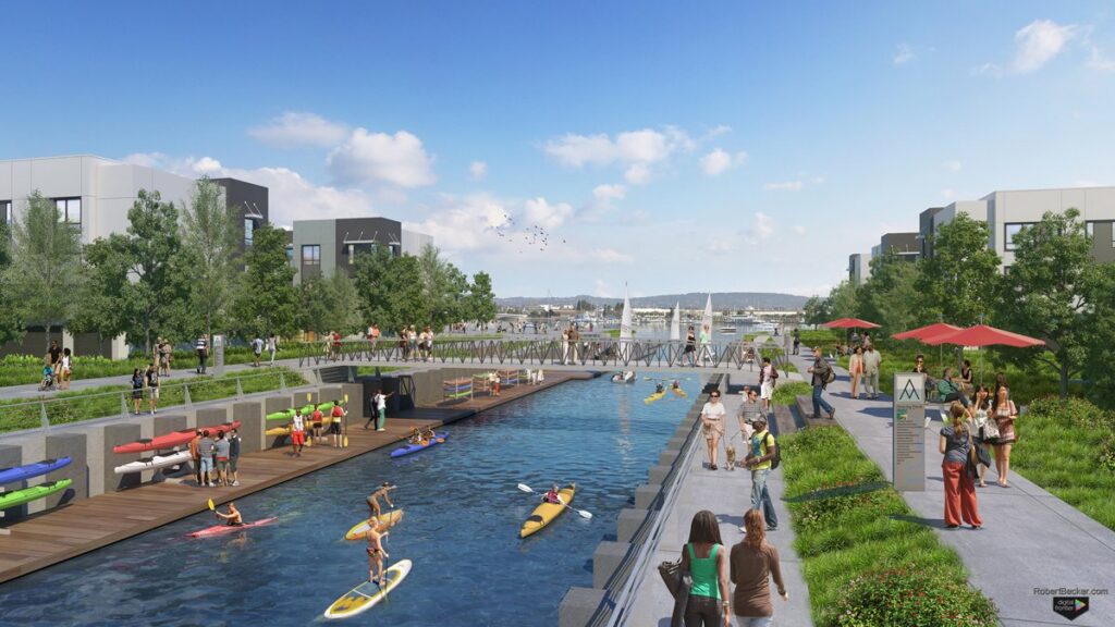 Alameda kayak lagoon rendering