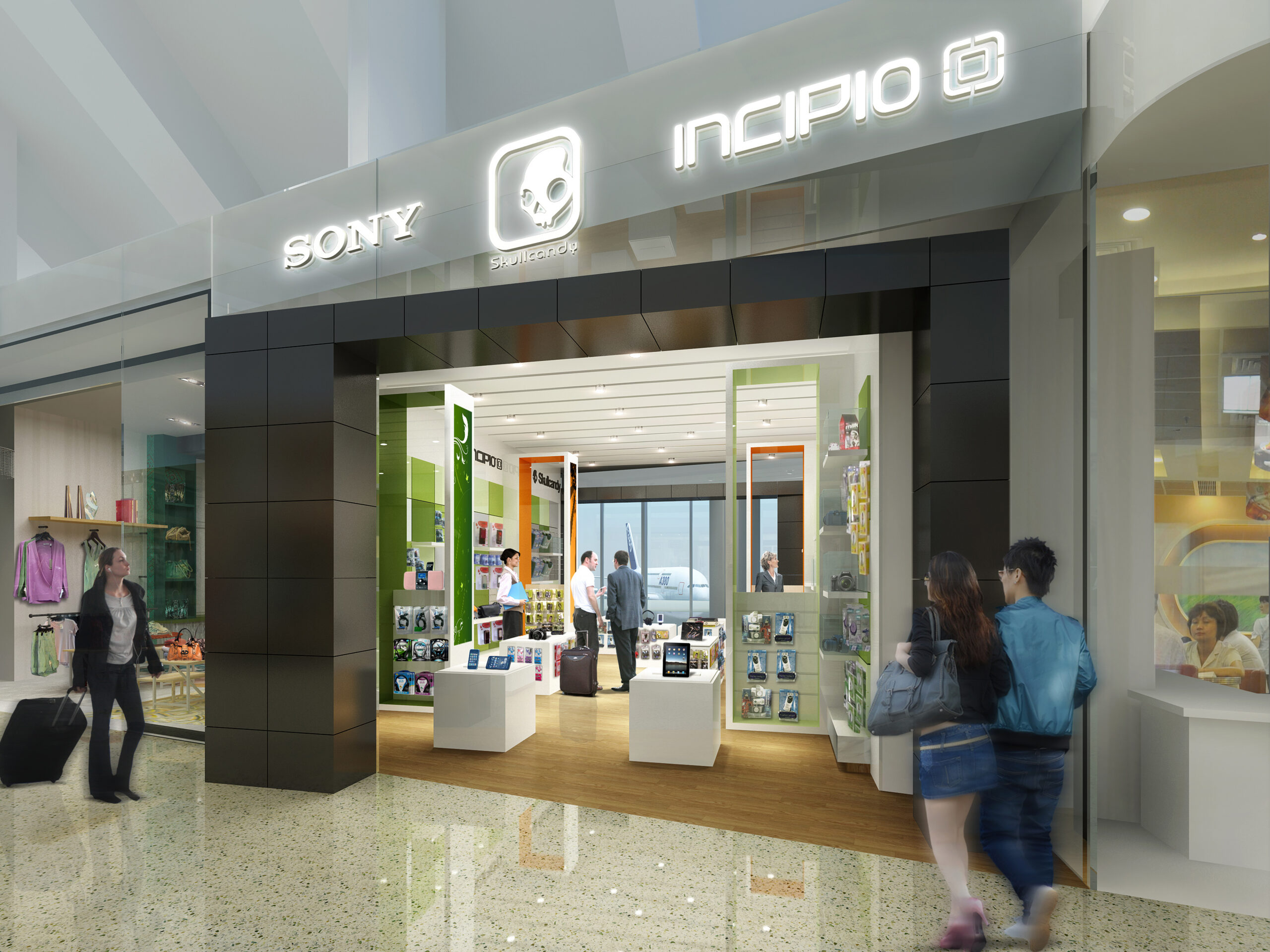 LAX retail rendering