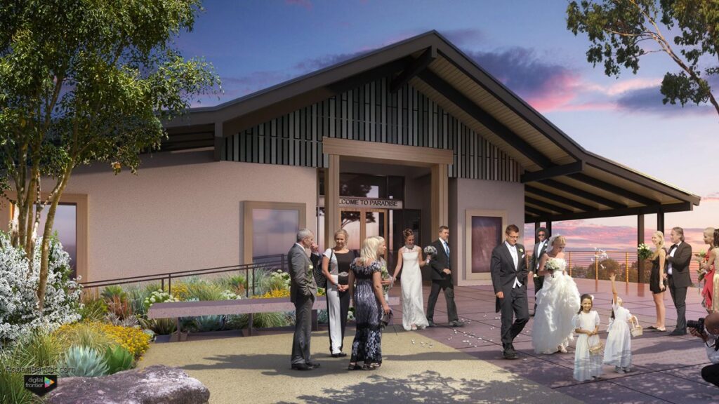 Paradise Ridge Winery rendering