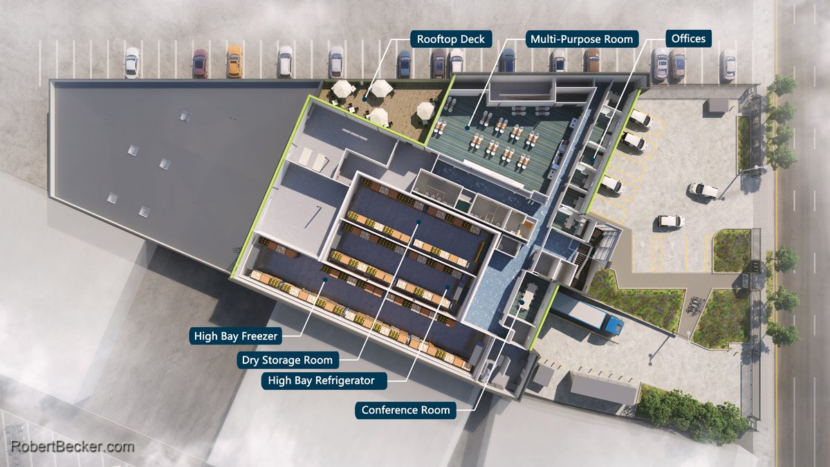Meals On Wheels SF second floor rendering