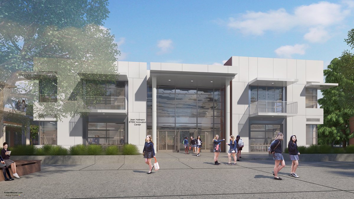 Carondelet High School STEM classroom rendering