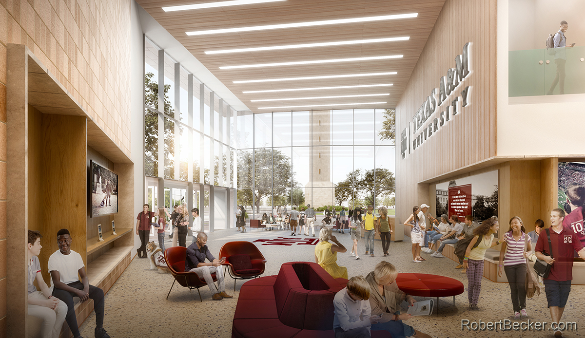 Higher education rendering