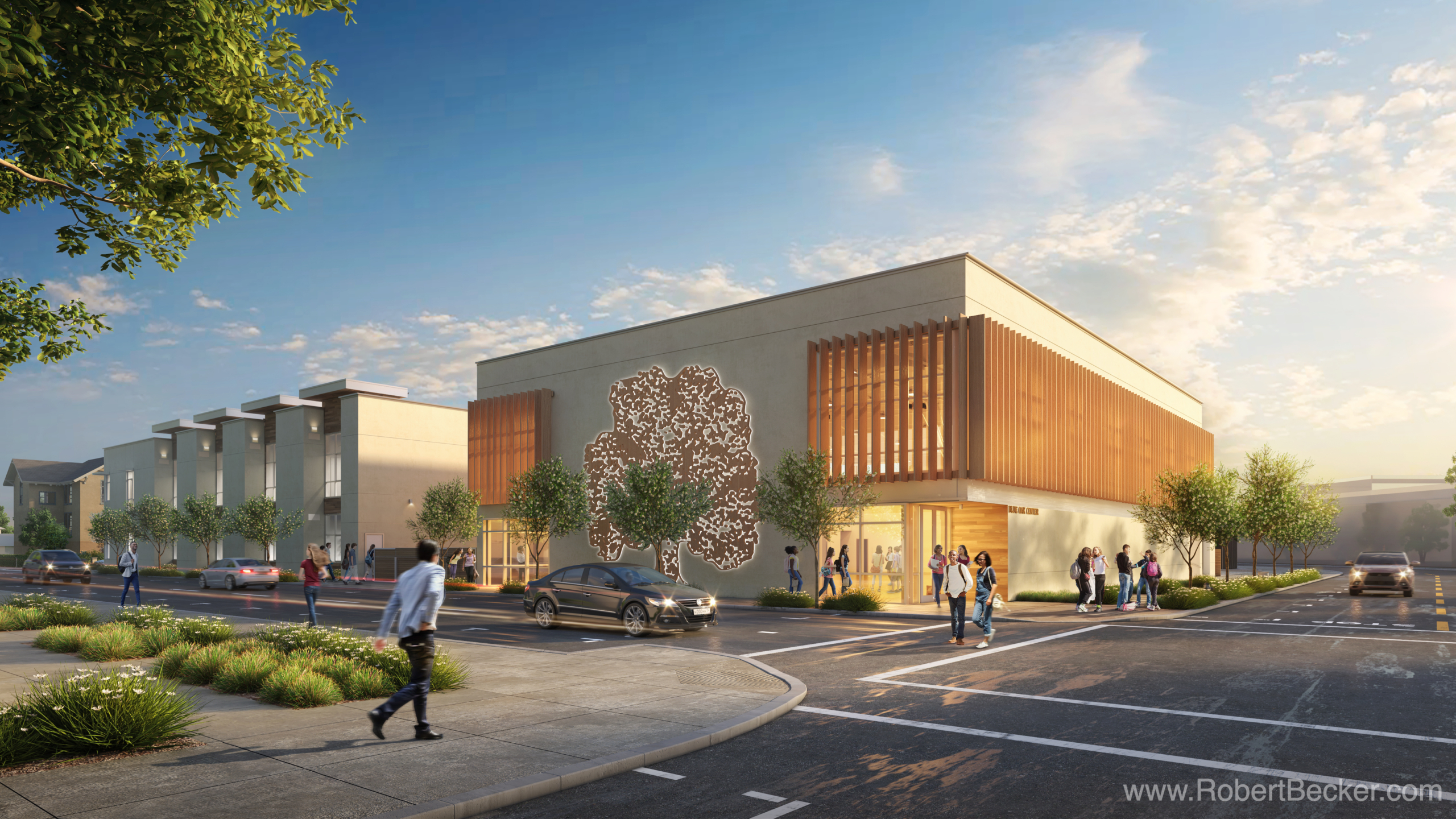 Middle school rendering