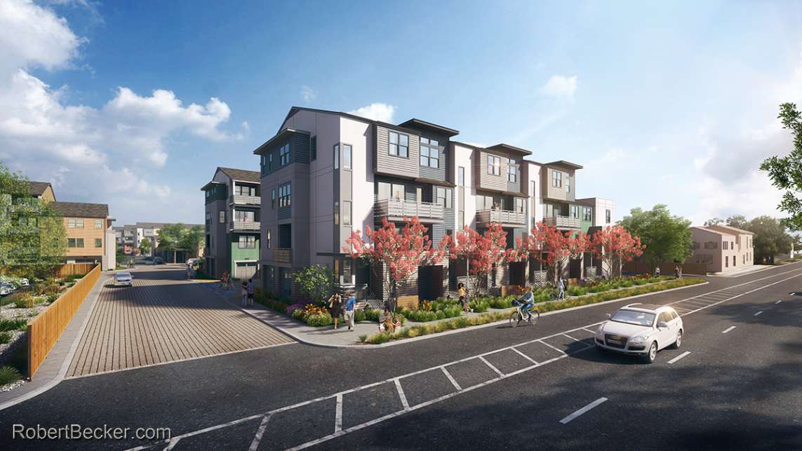 Approved project rendering