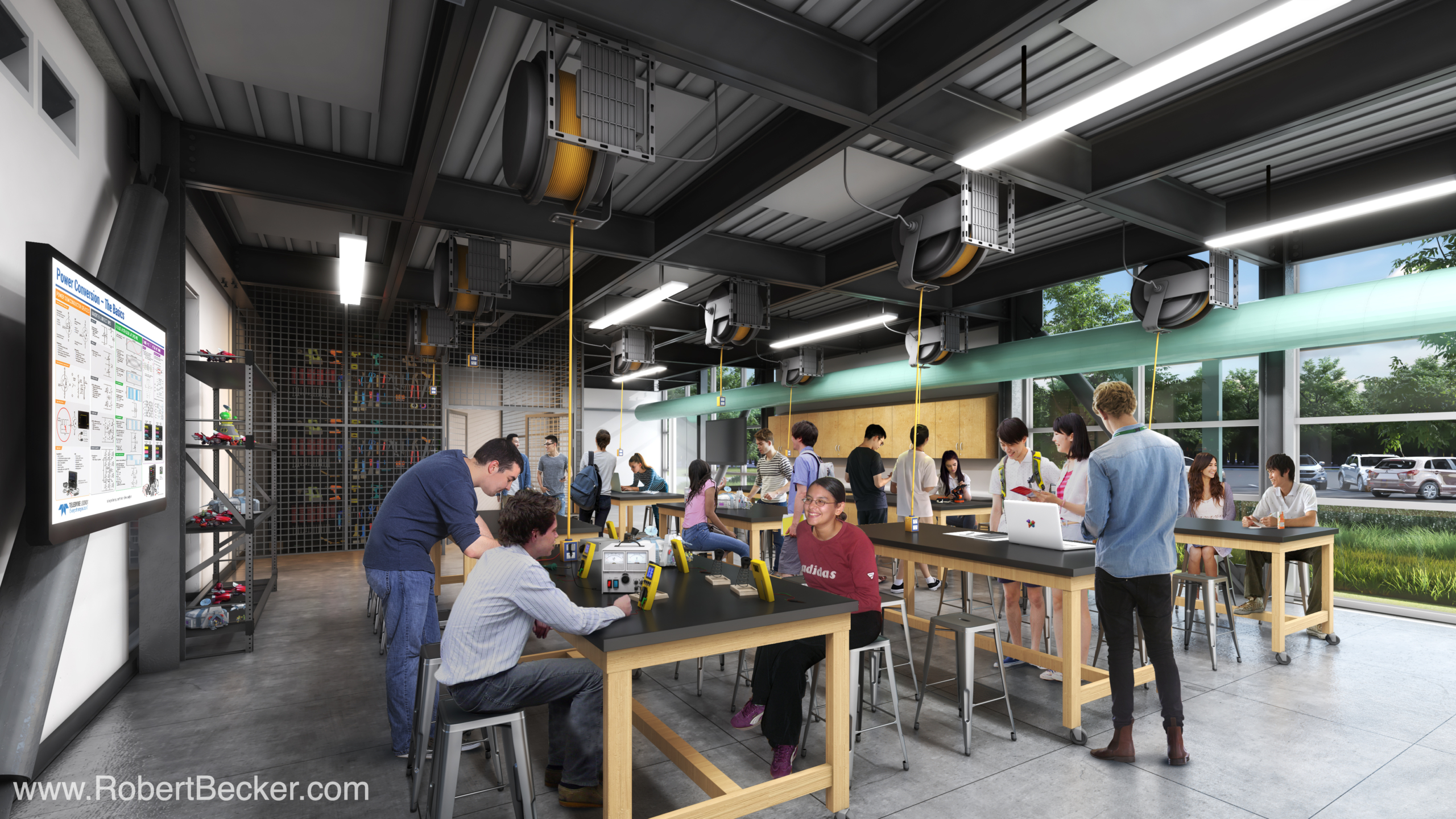 School project rendering