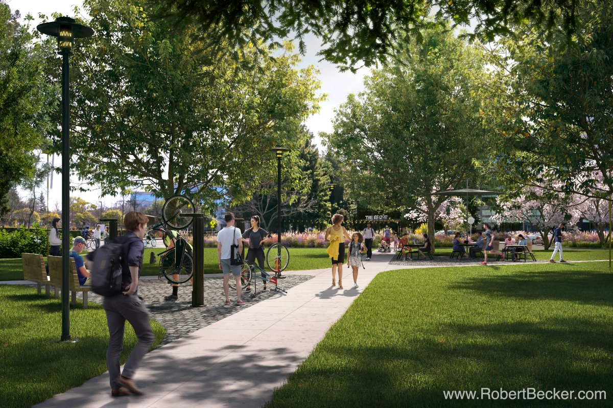 350 Ellis landscape rendering