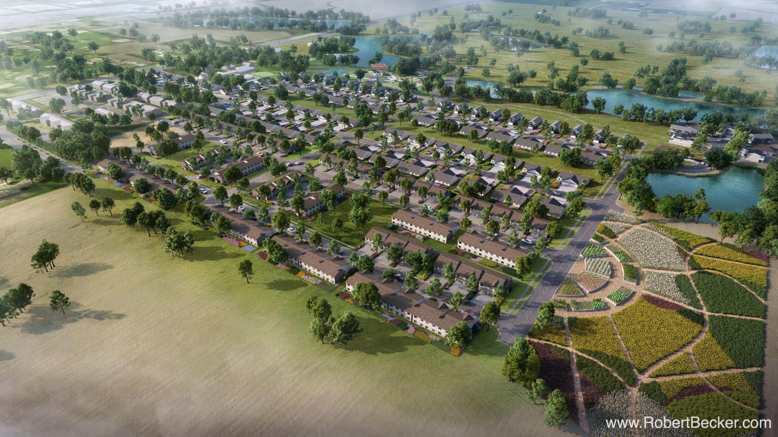 Deer Hills-T Buck Properties-Roberts WI-multi family-aerial