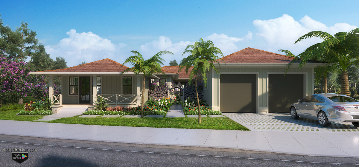 Lot 10-Hawaii-Kauai Design + Architecture-residential-street view