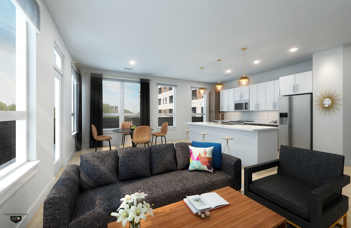 Novel Montford Park-Charlotte NC-KTGY-Cresent Communities-Unit interior