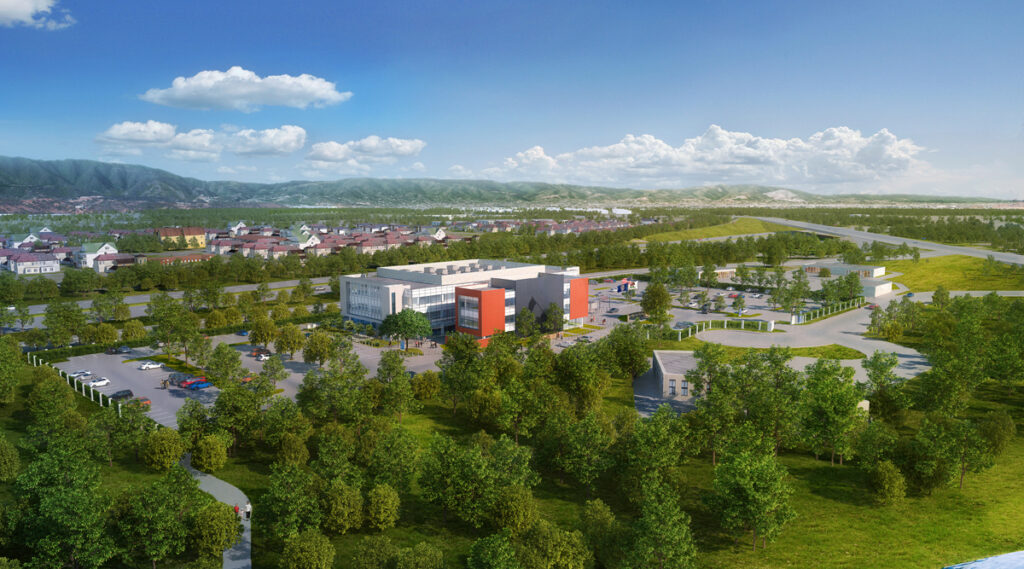 San Jose VA aerial rendering. San Jose, CA.