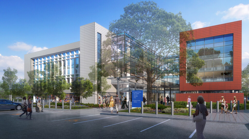 San Jose VA entry rendering. San Jose, CA.